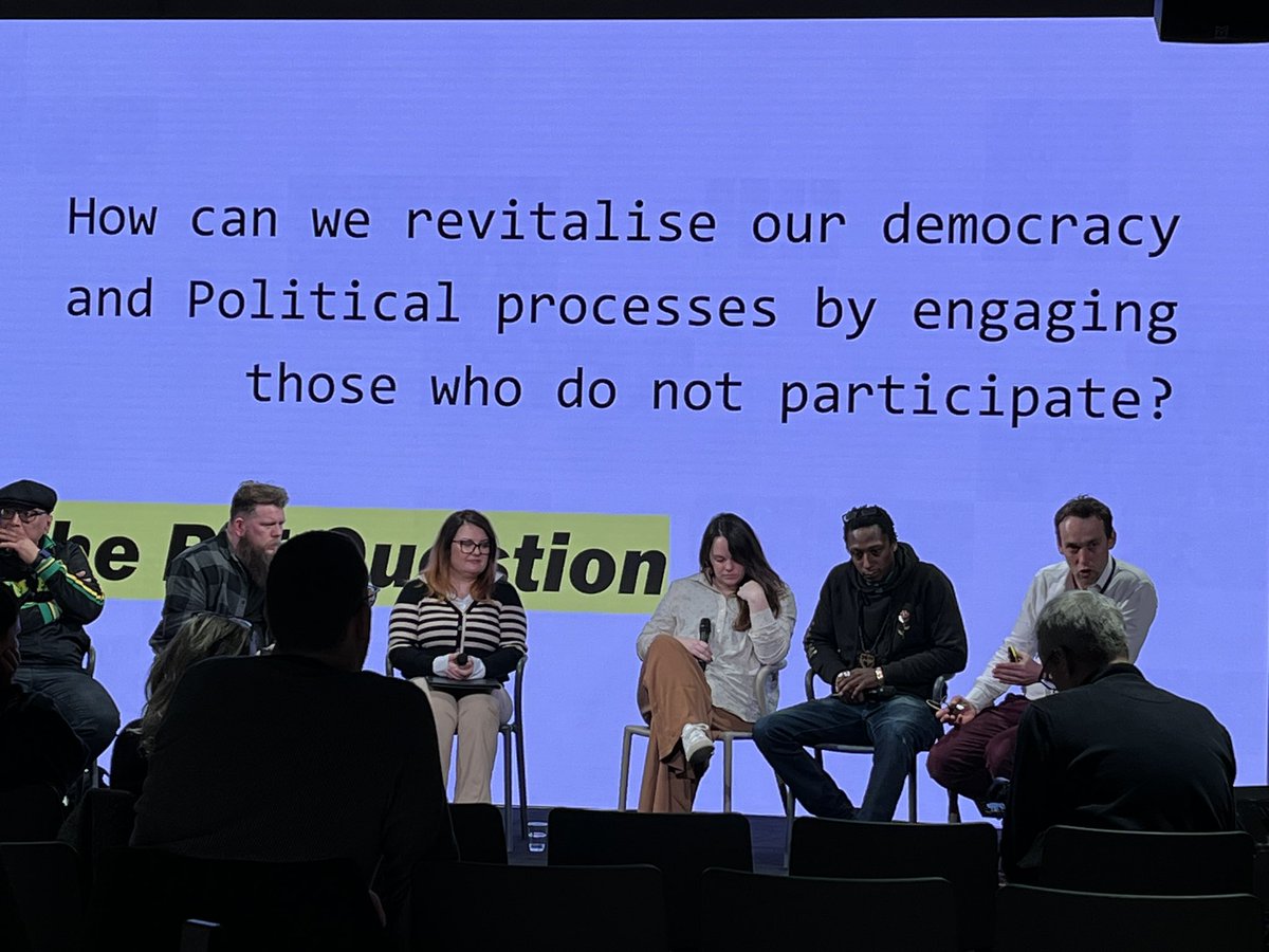 @NickGardham session: Eve @centre_james says we reach the missing millions who aren’t engaged or vote by building RELATIONSHIPS @MrJasperMeta says 2nd biggest crisis hitting humanity is the EMPATHY DEFICIT. Understanding where others are coming from. #FeteOfBritain @factoryintl