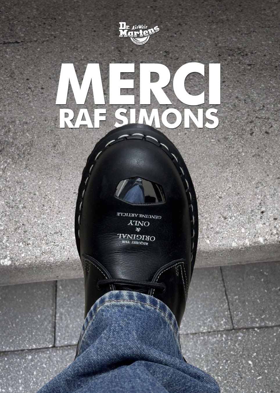 Dr martens raf simons quotes hotsell