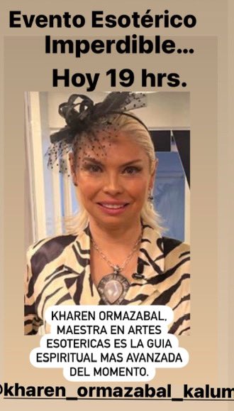 ZuritaInformada's tweet photo. ATENCIÓN HOY 19 hrs ‼️
#Ritualinicio2024
#KharenOrmazabal
#MaestraEnArtesEsotericas
#Ritualesdelimpieza
#Caracolas
#Tarot
@kharenormazabal
#CoachEspiritual
#EldiariodeZurita
#ZuritaInformada #CoctelDeEstrellas #AquiVuelanPlumas
#Tetragramaton
#GrandesMujeres https://t.co/uFpx4v9rfy