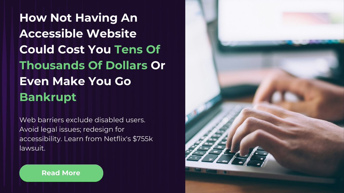 Unlock the power of website accessibility for your entertainment business! ✔️ Legal Compliance ✔️ Enhanced Experience ✔️ Competitive Edge ✔️ Trustworthy Brand. Curious to explore more?

Learn here rocketeffect.com/how-unaccessib…

🌐✨ #AccessibilityMatters #InclusiveBusiness