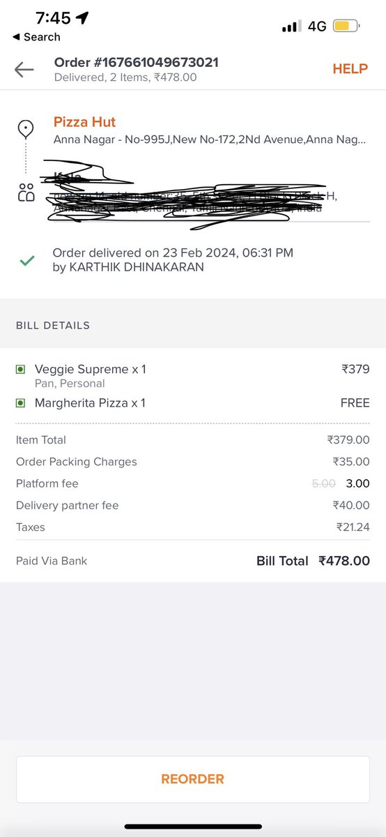 VikranthKar's tweet photo. @PizzaHutIN Sharing the same. I m here at the Anna Nagar branch in chennai. This is shocking and I need a solution right now. What is your quality here ??? https://t.co/6IUosnqB6s