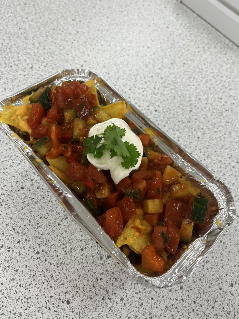 Nachos, not a bad way to finish on a Friday afternoon 😁.