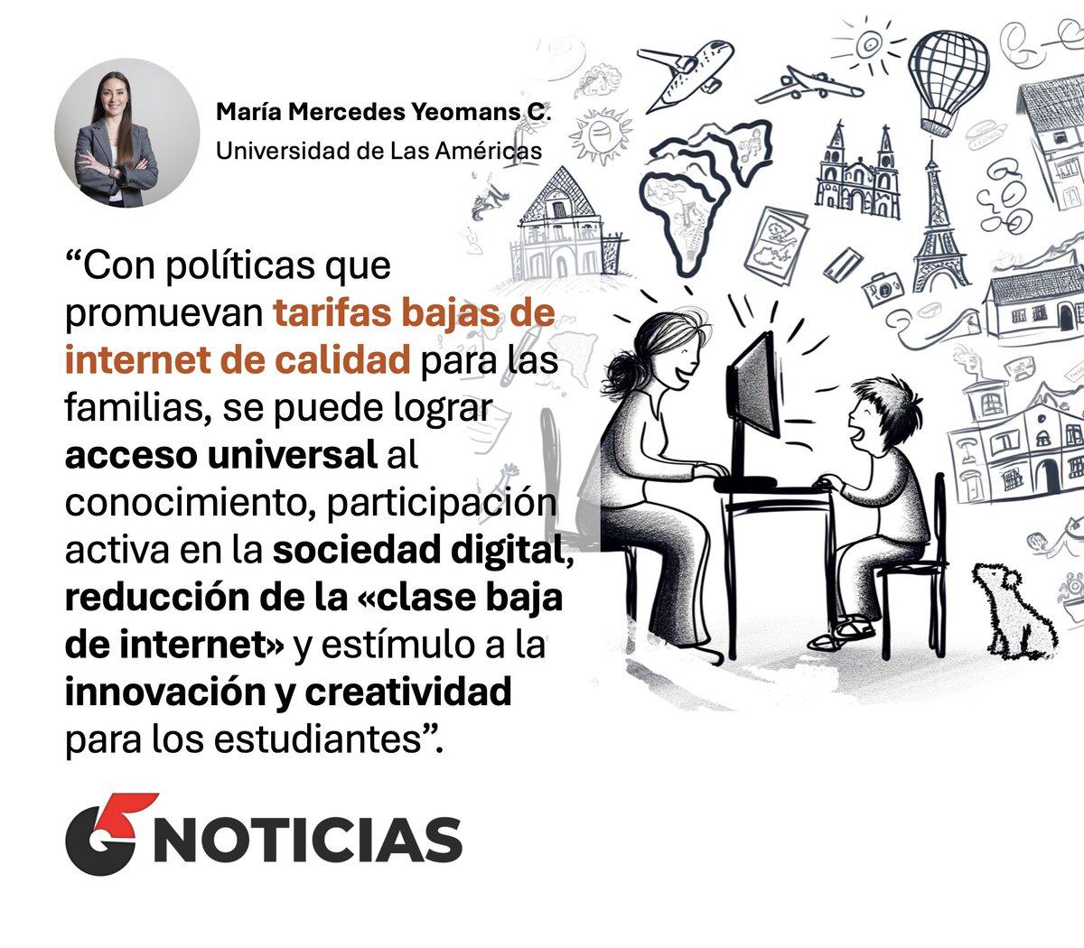 La #calidaddeinternet como un factor para abordar la #brechadigital en #Chile Leer más ➡ lnkd.in/e7RUaKv2

#internet #calidad #UDLA #G5Noticias #brechasocial #accesouniversal #sociedaddigital #educación #equidad #inequidad #saludsocial
<a href="/SaludSocUDLA/">Facultad de Salud y Ciencias Sociales UDLA</a> <a href="/UDLA_CL/">UDLAChile</a> <a href="/LITORALPRESS/">LITORALPRESS by Simbiu</a>