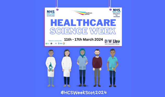 Focus on themed events not to be missed...
#HealthcareScienceWeek
🗓️ 11 - 17 March
🔗e-sgoil.com/dyw-live/dyw-l…
@hcsnes @eSgoil @EducationScot #NeLO