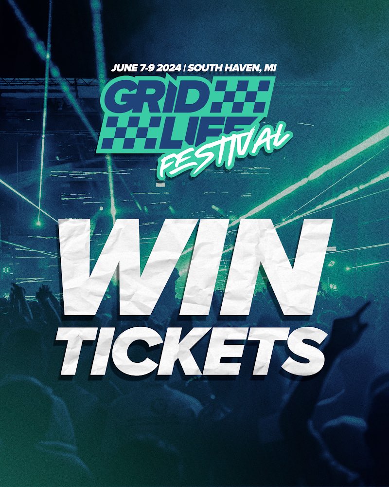 MichEDMFamily's tweet photo. New giveaway 🏎️🏎️

Grid Life comes racing back to Michigan this June with @zedsdead @mersivsound @Tapebbeats + many more! 

RT&amp;Follow for a chance to win a pair of GA tickets! 

Must Follow:

@MichEDMFamily 
@GRIDLIFEFest https://t.co/XjExkS2cB5