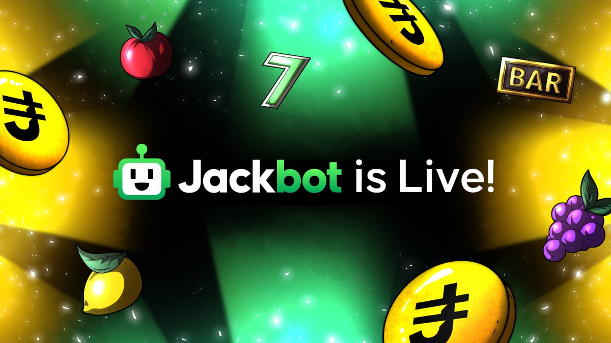sara_aliihaaan's tweet photo. @BitMartExchange JACKBOT IS LIVE! 🤖
Our first Telegram bot is now live!With over 500 possibilities, it's totally random and provably fair on the blockchain!This Telegram bot will soon be lendable, and many more bots will join our JBOT army! 
Read more at https://t.co/pHelUfd3IG.
$JBOT #jbot https://t.co/gYINopBKev