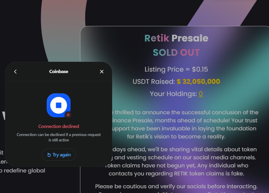 CaseyBoone's tweet photo. How come I cant connect to my wallet anymore and all my holdings are not showing? https://t.co/ioTWTikNgG