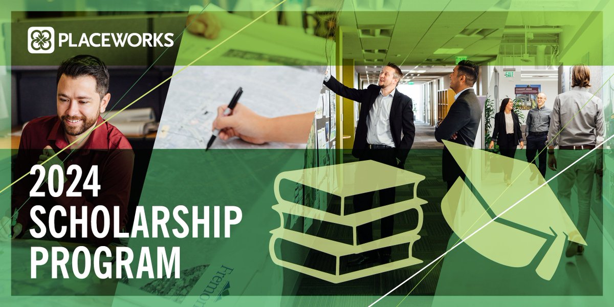 PlaceWorks's tweet image. We’re thrilled to announce that the PlaceWorks Scholarship Program is returning for the 4th year! Learn more:  placeworks.com/news/2024-scho…