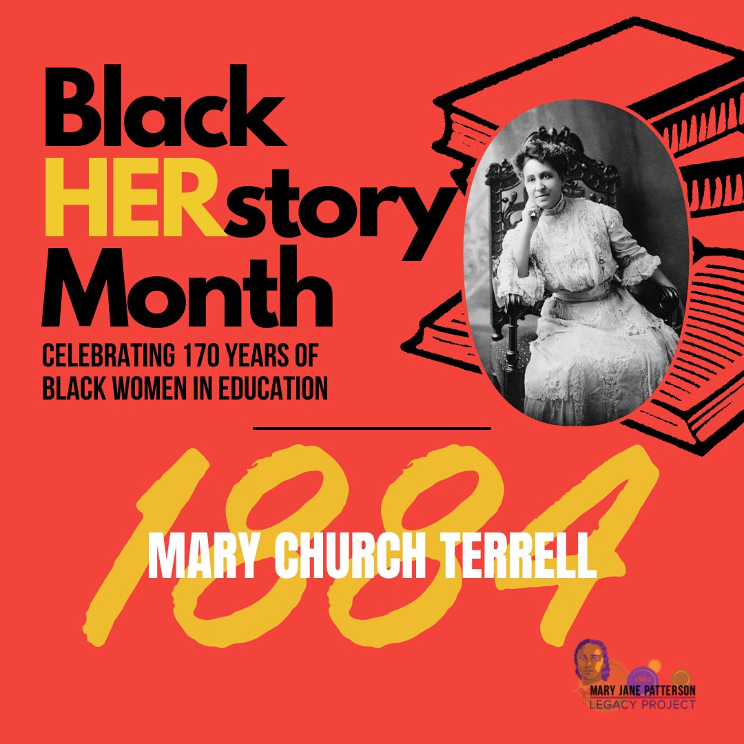 MJLP1862's tweet photo. 1884 – Mary Church Terrell became one of the first Black women to graduate from Oberlin College in Ohio. She became a fierce activist once realizing she belonged, “to the only group in this country that has two such huge obstacles to surmount…both sex and race.” https://t.co/9MeT4fVvls