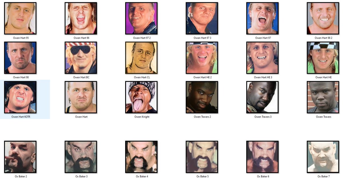 Asaemon6's tweet photo. Preview of the new high quality JPGs in the upcoming AmP Graphics for Pro Wrestling Promoter, Pro Wrestling Sim and Total Extreme Wrestling.
AmP is a game changer for 1980 to 2002 scenarios.
Owen Hart
#PWP #PWS #TEW #TEW2016 #TEW2013 #Wrestling https://t.co/YgOt1nRmiK