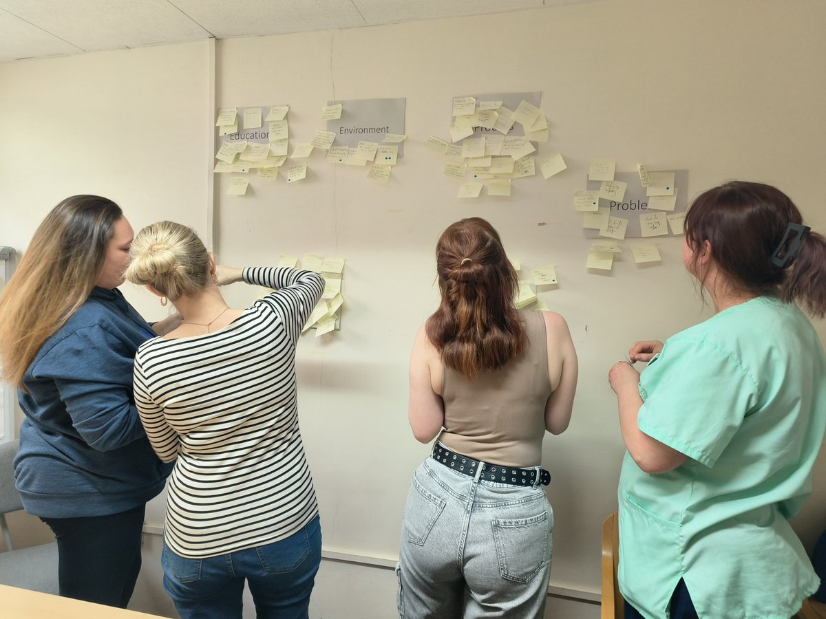 Thank you to the brilliant @HHFTnhs AAU & ED staff on the Basingstoke site who contributed to today's QI exercise about their lived experience of V&A at work. This experience & insight is invaluable to our improvement work. Looking forward to the RHCH session on Monday #ICARE