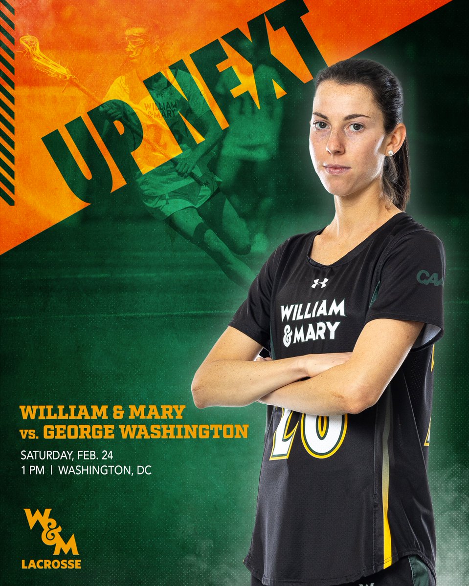 WMTribeLax's tweet photo. 𝙪𝙥 𝙣𝙚𝙭𝙩

🆚 George Washington
🗓️ Saturday, Feb. 24
⏰ 1 PM
📍 Washington, DC
🏟️ GW Lacrosse Field
📊 https://t.co/wpAwo7Hoto
🔗 https://t.co/XeAbnQWO8K

#GoTribe https://t.co/PI8BMnilN2