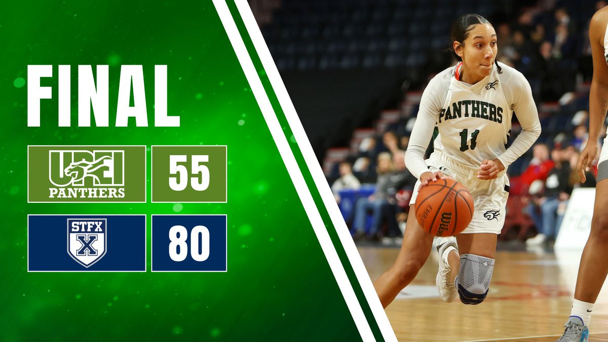 FINAL | @StFXAthletics 80 - #Panthers 55 Season comes to an end. Thank you fans for your support all season long. See you in 2024-25. #GoPanthersGo | #Basketball