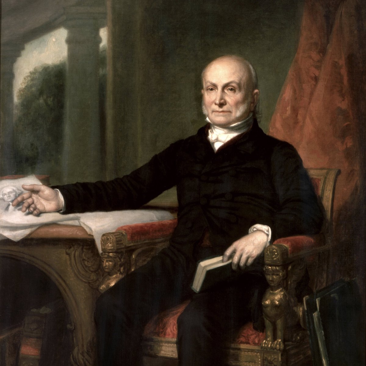 deathbyhibachi's tweet image. American statesman #JohnQuincyAdams died from a stroke #onthisday way back in 1848. 🇺🇲 #POTUS #America #politician #UnitedStates #USA #politics #SecretaryofState #President #trivia