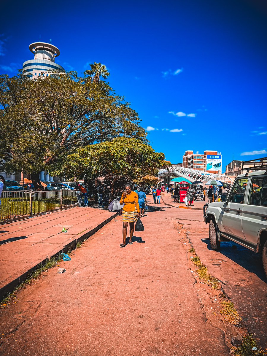 Harare's streets are not just pathways; they are the canvas upon which resilience paints its masterpiece, with every hustle, every stride.

📸 on iPhone 
#lockedout