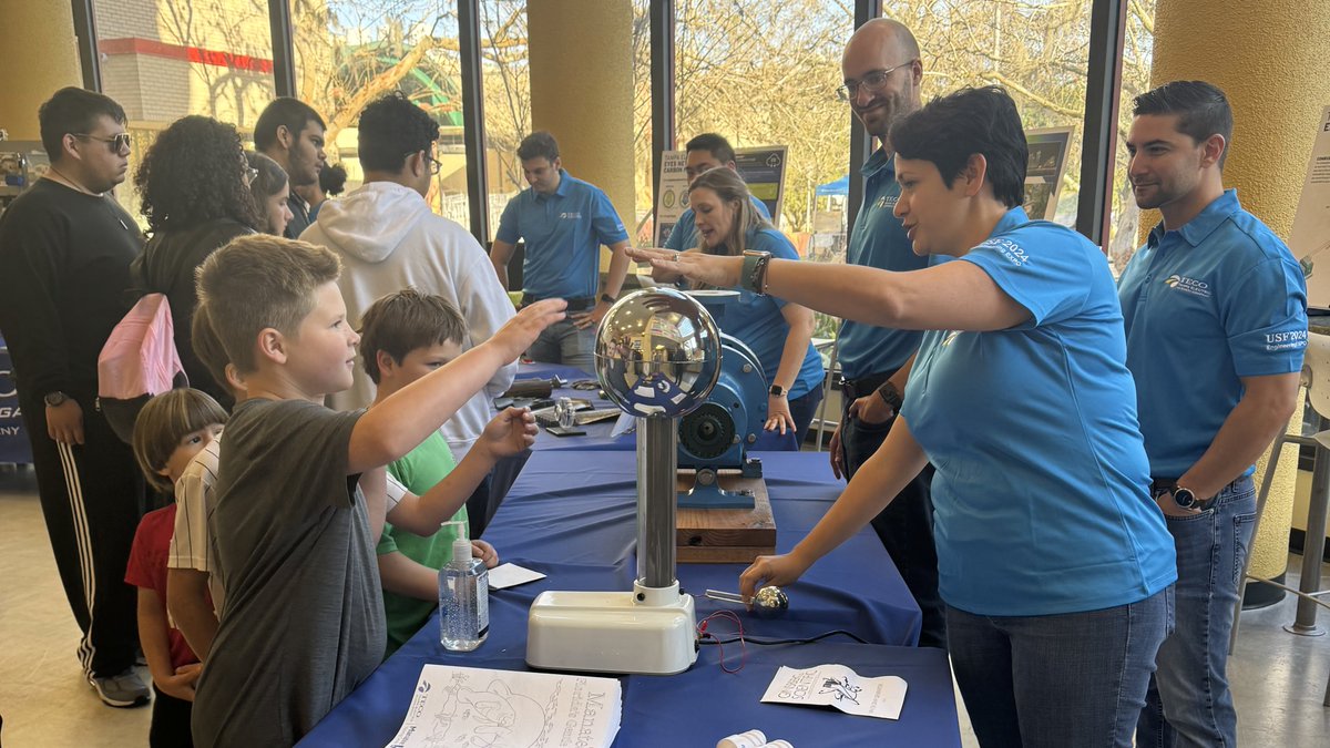 TampaElectric's tweet photo. FEEL GOOD FRIDAY: Last week, team members joined the community to promote STEM (Science, Technology, Engineering and Math) among current and future engineers, scientists and students! Read the full story! https://t.co/j9Q2wXGdkt #TECOCommunity #EngineersWeek https://t.co/gnpoKJRCH9