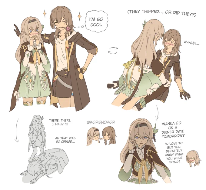 Flirting dynamics
#HonkaiStarRail #Stelle #Firefly 