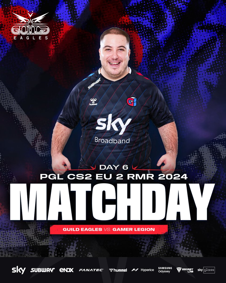 Final day of LCQ! 👀

It's us against <a href="/GamerLegion/">GamerLegion</a> in today's #PGLRMR Major Qualifiers! 🔥

Let's go hunting #GuildEagles🦅