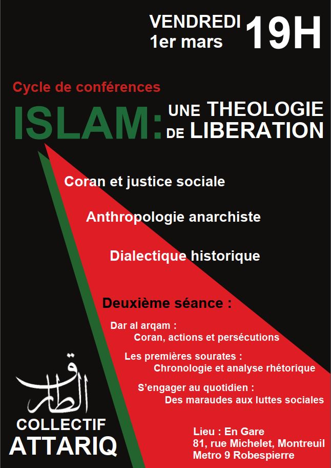 2mbyf's tweet photo. #1mars #Islam : Une #Théologie de #Libération organisé par le #CollectifAttariq à #Montreuil
@CoordinationCLS @UDMF_officiel @PartiIndigenes @fuiqp @FuiqpPB @abdelaziz_CRI @SidqiTarek26199 @DrisMohamedAma1 @Rocain95 https://t.co/i5NK4w3sIO