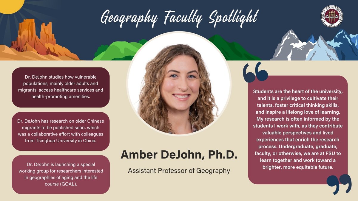 Happy Meet the Faculty Friday! This week, we're featuring Assistant Professor Amber DeJohn, Ph.D.