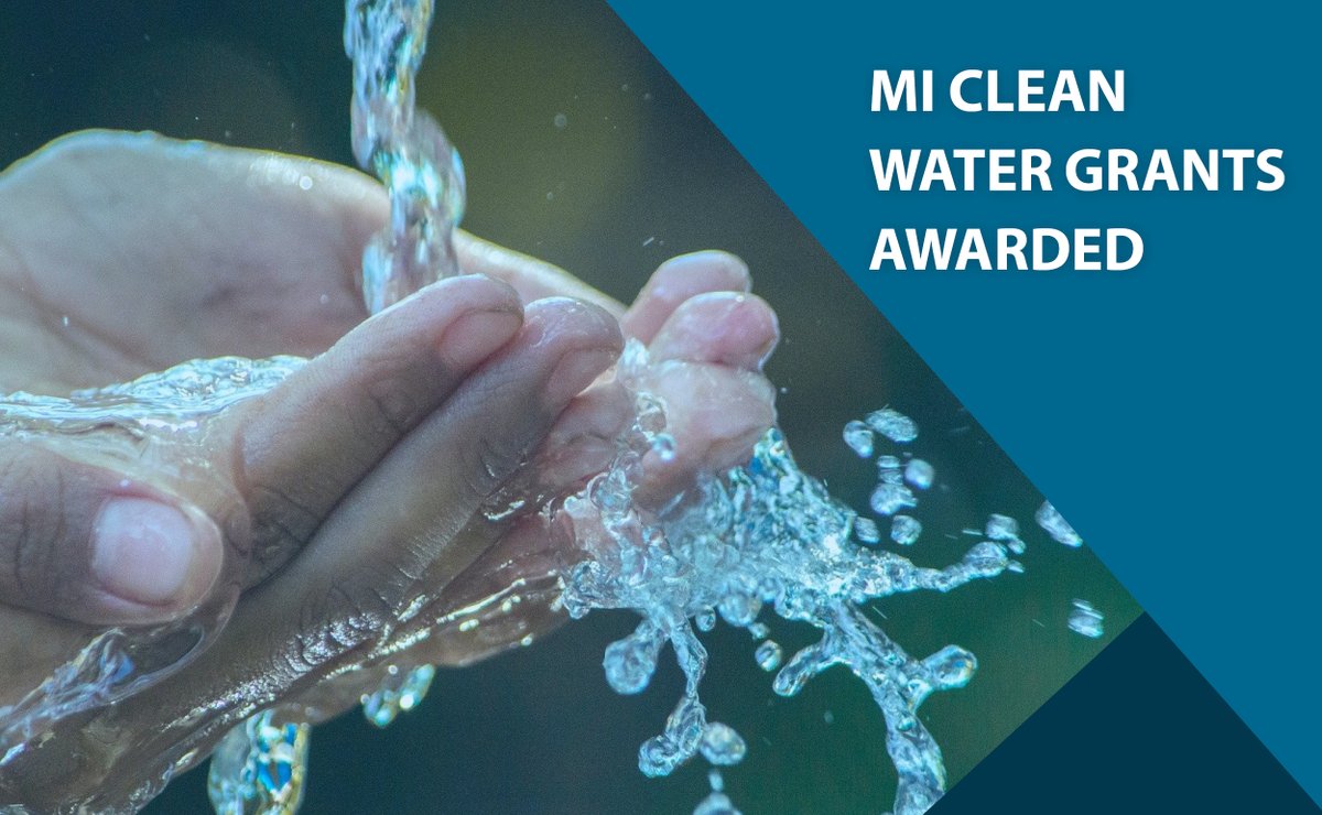 $95 million in #MICleanWater grants are coming to Michigan communities including Muskegon Heights, Mackinac Island, and more!

These grants will help boost water infrastructure upgrades, safeguard health, and protect the environment: tinyurl.com/mvd4v8xk