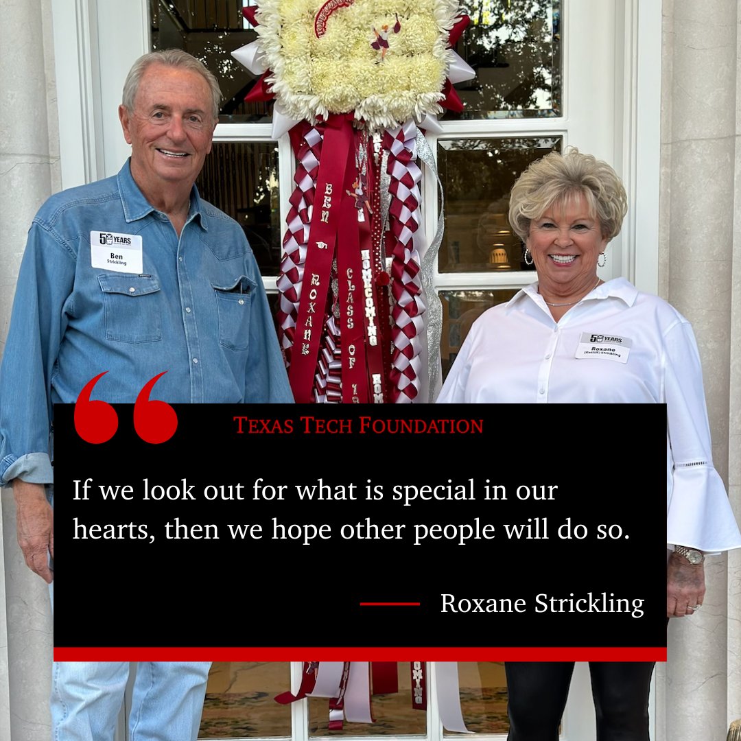 As an educator, Roxane Strickling has seen first-hand that teachers often struggle. The Strickling Senior Leaders scholarship program will aid students and boost their entry into the professional teaching world.
Read about the Strickling's historic gift at give2tech.com/strickling