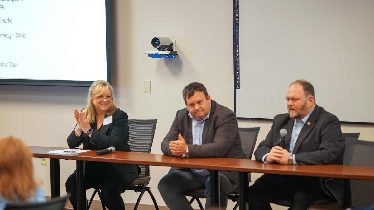 #UNCPharmacy hosted the second regional medication optimization catalyst event in Western North Carolina at MAHEC! Health care and legislative leaders came together to learn more about innovative practices, improving outcomes and lowering costs for patients!