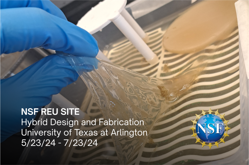 zenfortech's tweet photo. The "Maker" REU at UTA is recruiting! Open to all undergraduate majors. Digital fabrication and artificial intelligence meets ceramics, biomaterials, glass, cardboard, and many more! Apps due 3/15. Portfolios of creative work encouraged. @cs_opp  https://t.co/wTV2ZXPQZs https://t.co/e3UvzIm5df