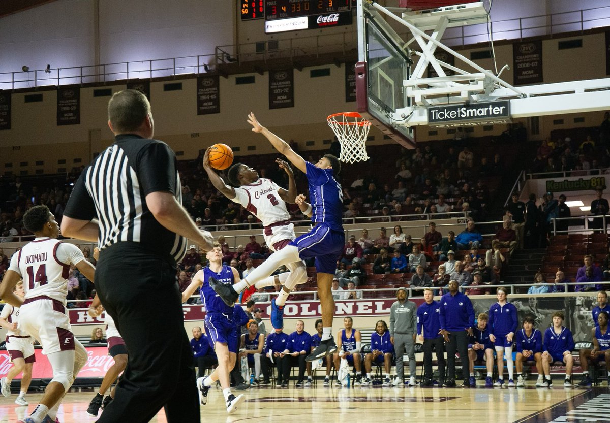 SportsEP's tweet image. The Eastern Kentucky Colonels men’s basketball team (16-11,11-2 ASUN) won a thriller in Richmond, Kentucky against the North Alabama Lions (13-15,7-7 ASUN), 75-72. 

Read more on our website. Link in bio.