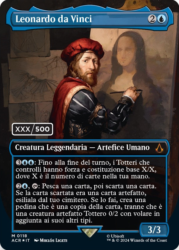 MTG x アサシン クリード】 《レオナルド・ダ・ヴィンチ》