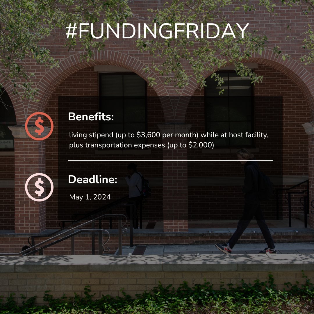 #FundingFriday: Department of Energy (DOE) Office of Science Graduate Student Research (SCGSR) Program (@doescience) 👉Overview: provides opportunities to conduct dissertation research at DOE laboratories for 3-12 consecutive months Apply: ow.ly/LTyv50QHhzB