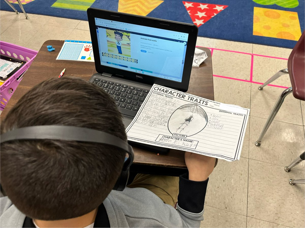 LuciaESoto's tweet photo. Students in Ms. Farias’ 2nd grade class at @NISDElrod said “I love this!” as they recorded in Animate your Voice in @AdobeExpress. Students enjoyed explaining their fairy tale character’s traits to demonstrate learning. 🌟 #NISDinnovate @NISDAcadTech https://t.co/8HXAgxbR9t