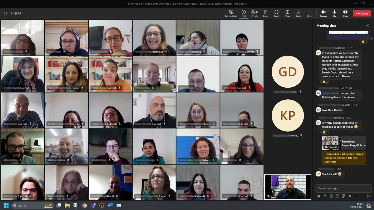 An honor to present the Learning Accelerators #ImmersiveReader, #ReadingProgress, #SpeakerCoach, #SearchCoach to over 30 educational leaders. Organized by the Secretariat for Catholic Education in collaboration with #MicrosoftEdu and The Junior &amp; Senior School.
#MIEExpert