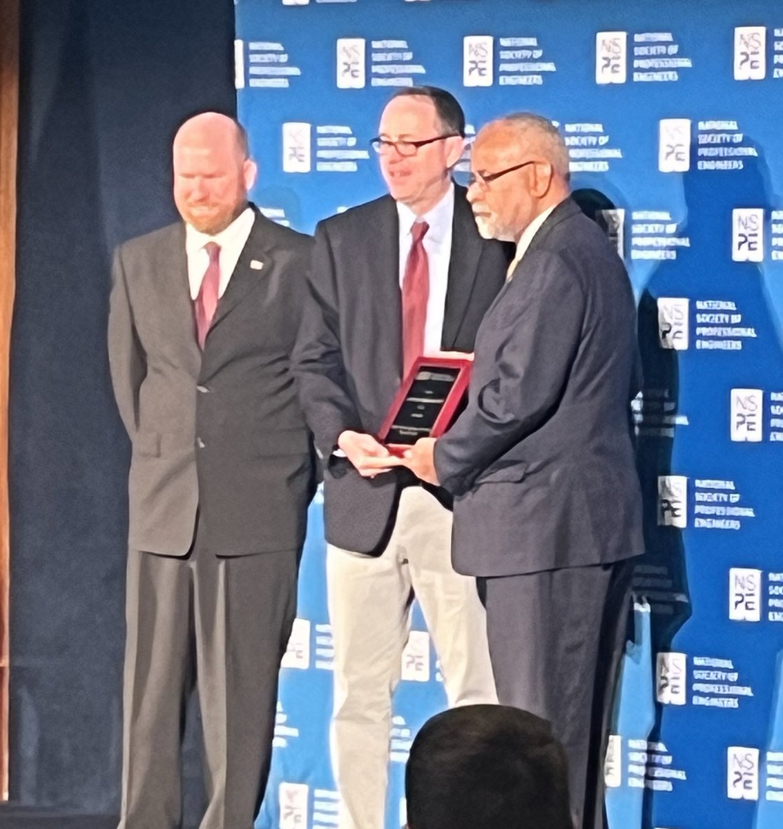 NRCS_WV's tweet photo. Congratulations to Andy Deichert, West Virginia’s NRCS State Conservation Engineer and the recipient of the 2024 National Engineer of the Year! Andy has overseen watershed restoration work on more than 170 dams. Great work, Andy! Award ceremony photo from USDA headquarters. 👏 https://t.co/IwIPs69X3S