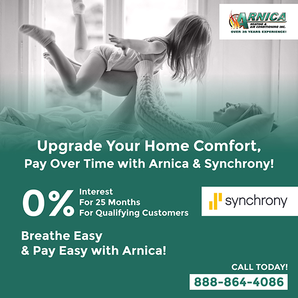 arnicaheatingac's tweet image. New HVAC blues got you hot under the collar? Cool it with Arnica's Synchrony Financing! 0% interest for 25 months (qualifying customers). Invest in comfort, not your budget! bit.ly/2BM2uP6
@synchrony
#ArnicaUpgrade #FinancingMadeEasy