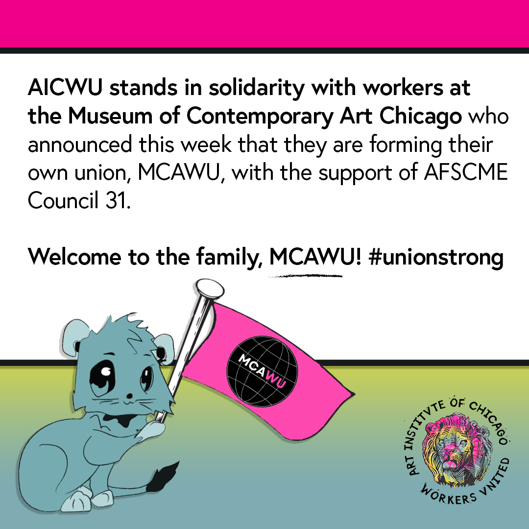 Art Institute of Chicago Workers United tweet media