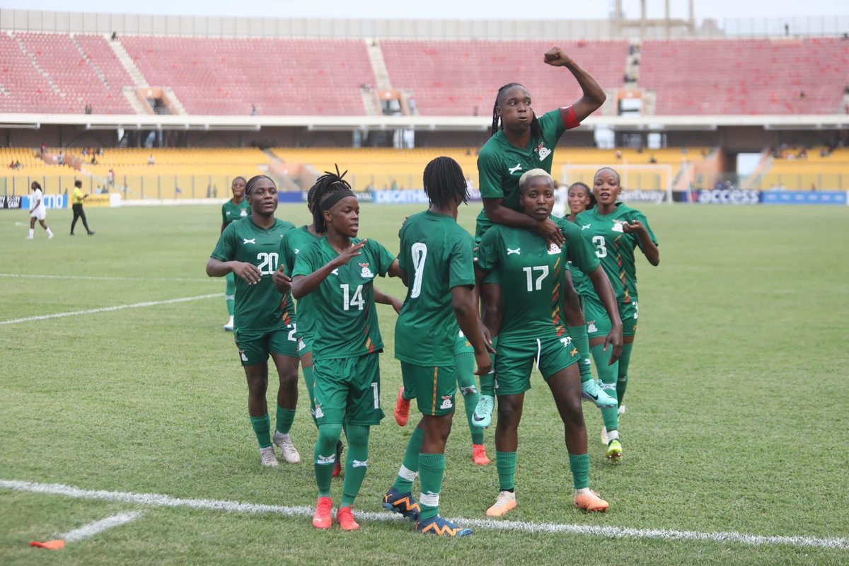 AfroSportTV's tweet photo. In Accra, world’s most expensive women’s player, Racheal Kundananji gave Zambia 🇿🇲 a crucial 1-0 victory win away from home against Ghana 🇬🇭.
#Afrosport #Zambia #CooperQueens #Ghana #BlackQueens #AfricanFootball #CAFWomen #Paris2024 https://t.co/xUfOLYG0SZ