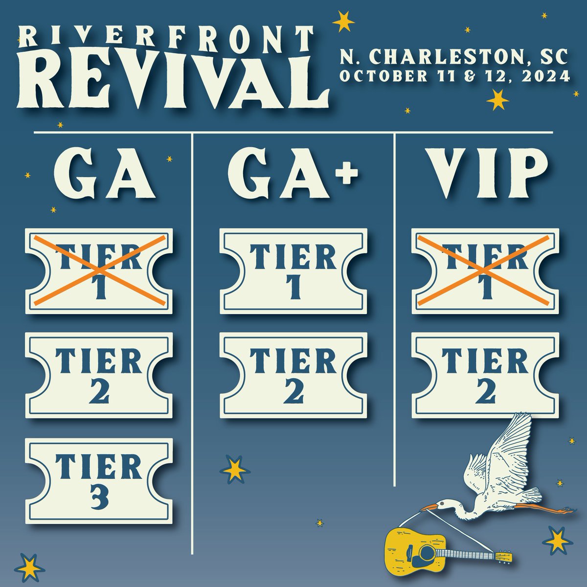 Attention Riverfront Fam 🚨 Tier 1 GA and VIP tickets are officially SOLD OUT! Don't fret – there's still time to secure your spot at Riverfront Revival before it's too late. Click here 👉 bit.ly/4bLmD4a to sign up for our Early Access Presale today