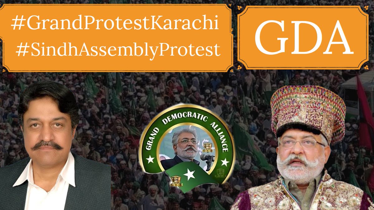 Tomorrow at 11 AM, GDA will stage a protest in front of the Sindh Assembly. All GDA supporters and Hurs are invited to join us so we can raise our voices together against these unjust elections and prevent others from taking oaths. The time for change in Sindh has come.
#GDA