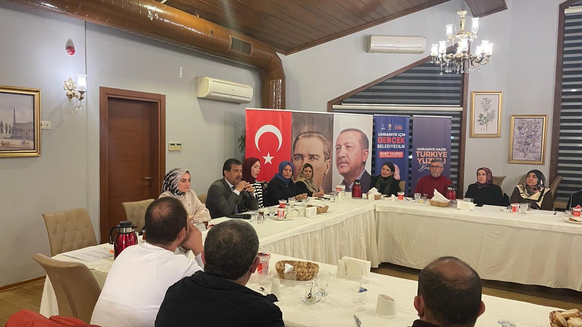 kahramanhakan52's tweet photo. AK Parti Ümraniye İlçe Başkanlıgı üç kademe Tanıtım Medya Birim Başkanları ve  AKTİM  toplantımızı Tantavi Sosyal Tesisleri'nde gerçekleştirdik.
31 Mart yerel seçimlerine giderken partimizin iletişim strateji ve planlamasını müzakere ettik.
#yenidenistanbul https://t.co/qYX0GDTXn7