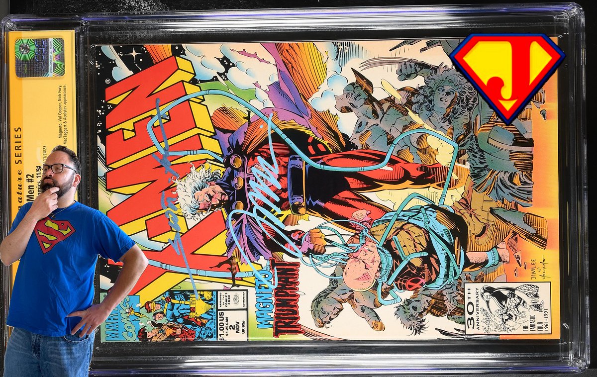 CGC Signature Series Grade Reveal: X-Men #Xmen #XMen97 #JimLee #Marvel #MarvelComics #cgc #SignedComics #GradedComics #StanLee #Magneto #Wolverine @1JohnLivesay @ComicsandCleave @RCode44 @DelegardeLloyd @ComicBookPaper @JimLee @ScottW_inks 

youtu.be/iuoSaiYBh5E