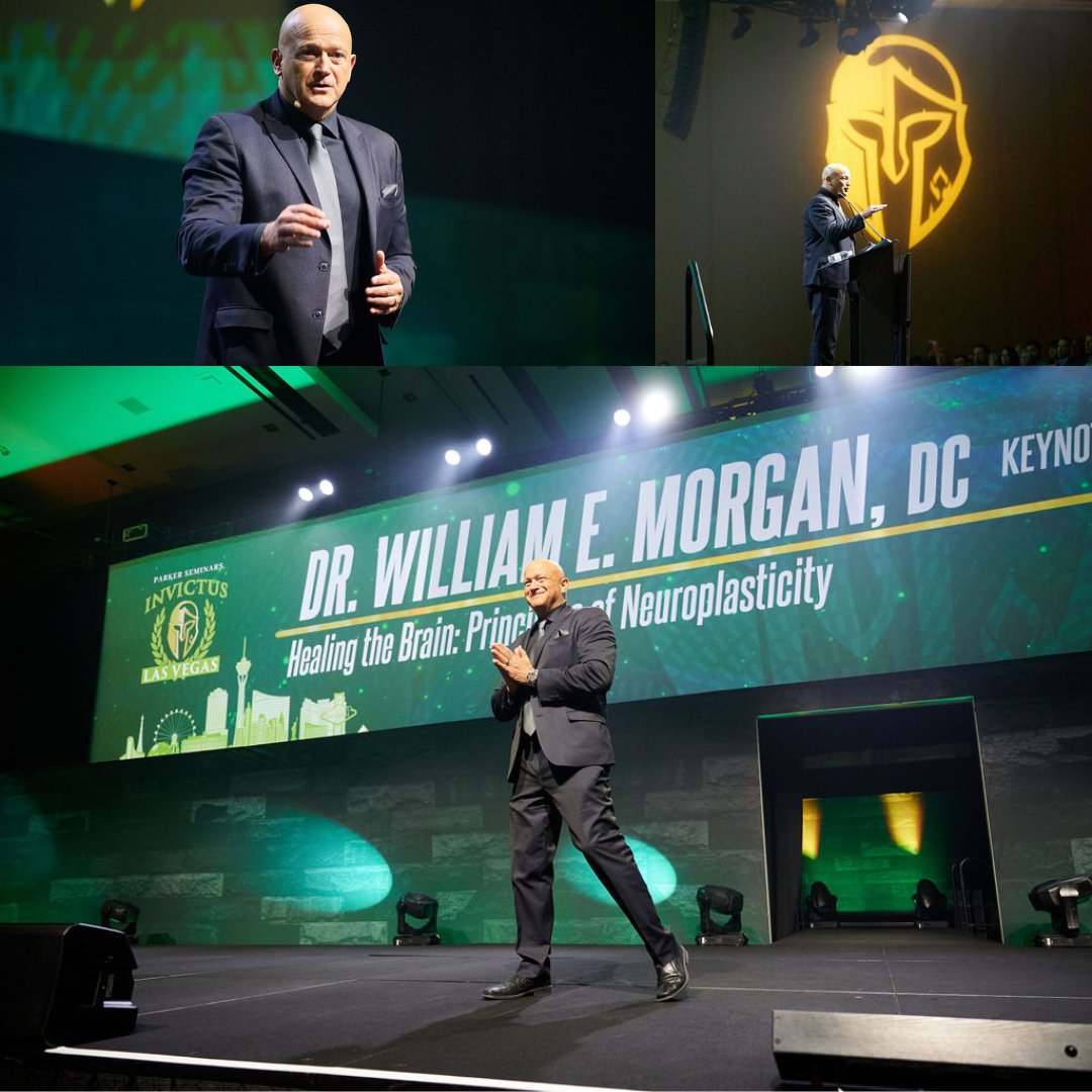 Dr. William E. Morgan, President of #ParkerUniversity and #ParkerSeminars, greeted the largest audience in decades at a Parker Seminars event. In his talk, 'Healing the Brain: Principles of Neuroplasticity,' he debunked common myths surrounding aging and cognitive decline.