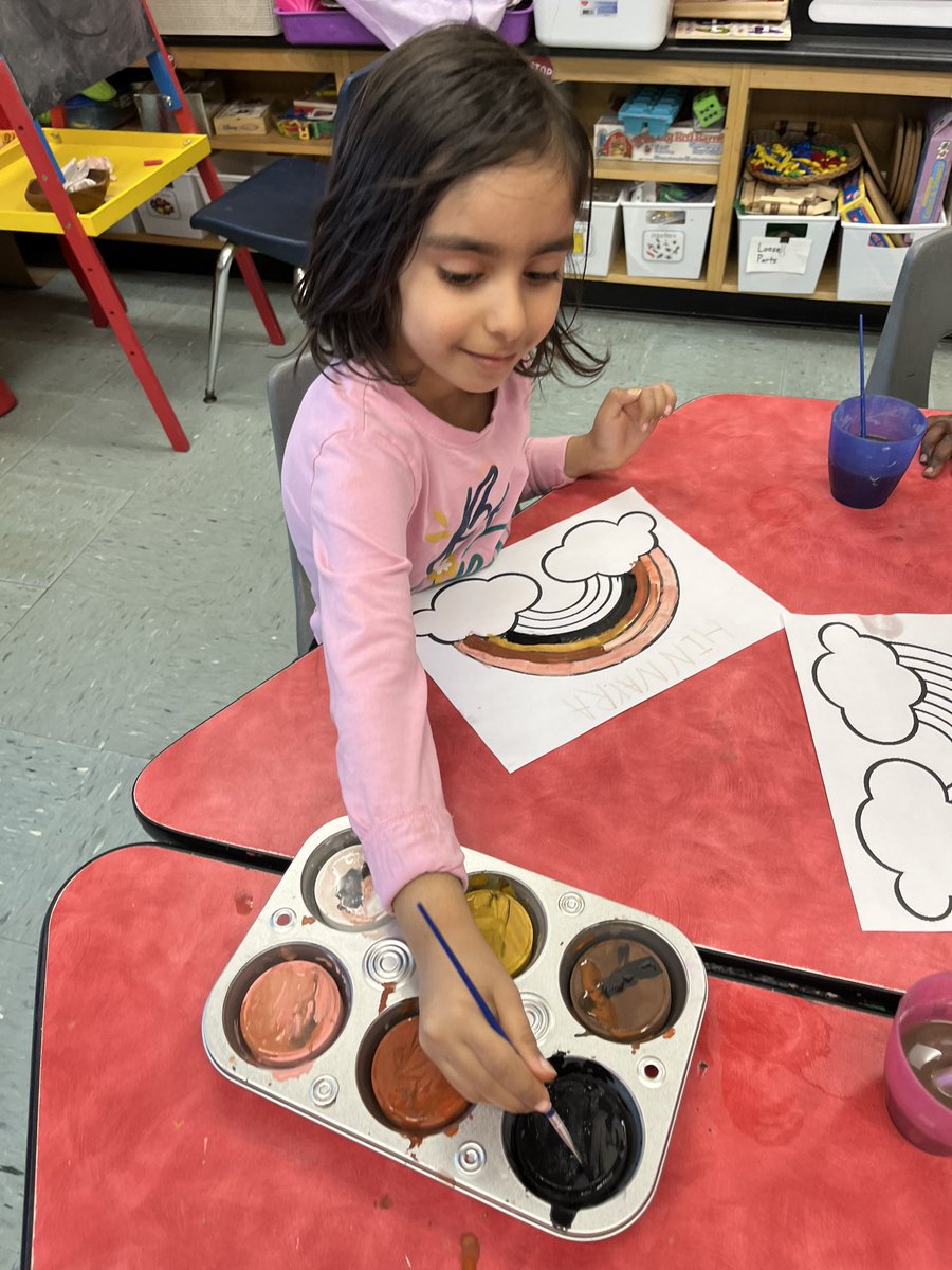 Celebrating Black History Month and learning about the amazing art of Black artists like Alma Thomas and Ekow Nimako. We also explored diversity through the Colours of the World paints, crayons and coloured pencils. <a href="/PrinceEdwardPS/">Prince Edward Pacers</a> #earlyyears