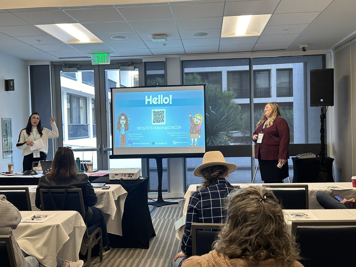 RudyChem's tweet image. Great session with @MEQuanWork and Rosy Gutierrez discussing how to integrate data science into STEM at #CISCsymposium #CISC2024