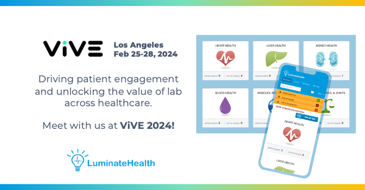 If you're at #ViVE2024 next week, come meet with us to talk #patientengagement, #populationhealth, and data-driven services for #ClinicalLabs, #HealthSystems, and more.