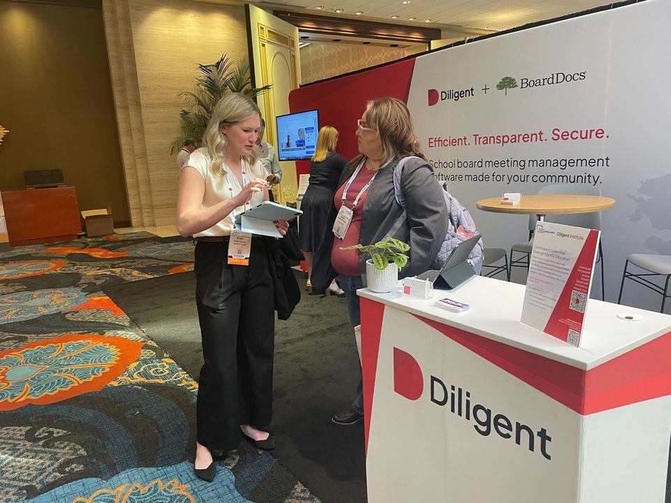 boarddocs's tweet image. We&apos;re on the ground at the 2024 COSSBA Annual Conference, ready to reshape the future of school board governance! 
Visit us at booth #300. Or arrange a one-on-one meeting with us here 👉 bit.ly/42StBAn 

#COSSBA2024 #DiligentCommunity
