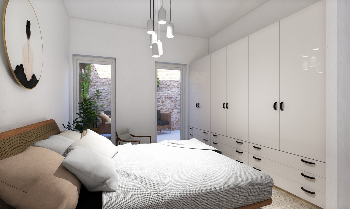 Os compartimos las imágenes de la planta primera de la promoción de viviendas de @_prosema en la calle Iglesia 136 #ferrol #ferrolmola #vldarquitectos