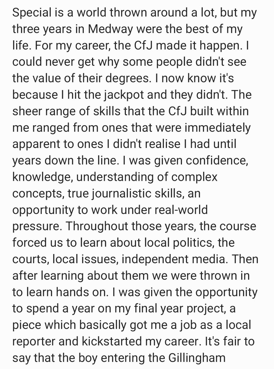 Brad_Gray_'s tweet photo. Can't believe this is happening. @UniKent must reconsider. #savetheCfJ @CfJKent https://t.co/HHanu0LAO4