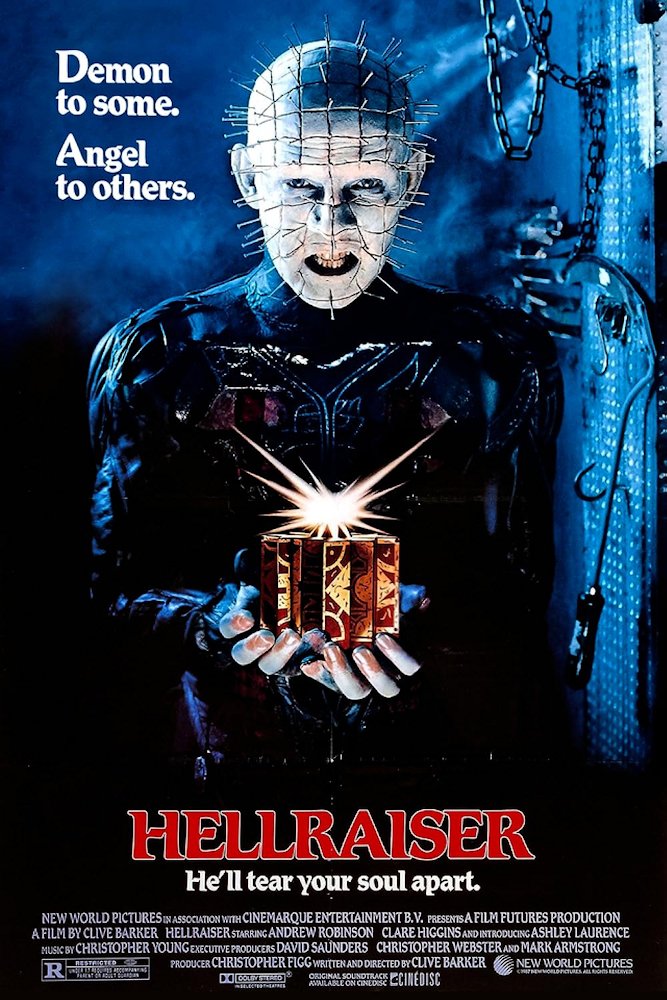 john_f_leonard's tweet photo. This week, my #FridayFear is … #Hellraiser (1987) - a slice of supernatural horror excellence from the pen of the incomparable Clive Barker : ) https://t.co/oSjF7WjMTc