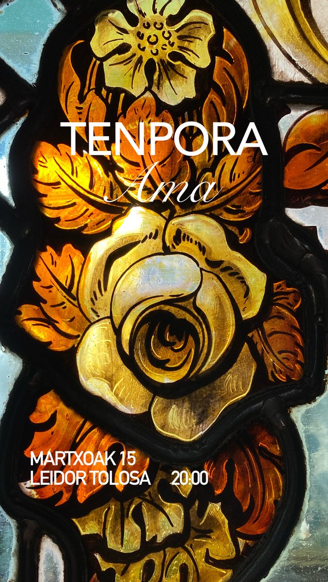 💠🌼AURKEZPEN KONTZERTUA🌼💠

Gogoz gaude #Ama aurkezten hasteko. Lehen geltokia berezia izango da, Tolosako Leidorren eta taldea formatu handian.

Martxoak 15,
20:00etan

Sarrerak gure bioan eta leihatilan🖤